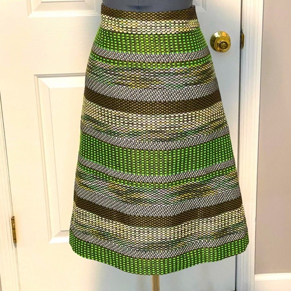 Leifsdottir Anthropologie Tweed A-line Skirt size 4 - Picture 2 of 6